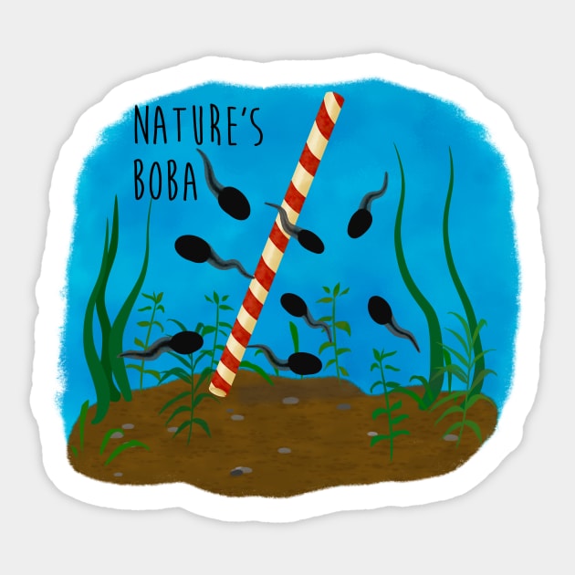 Nature’s Boba Sticker by TheRainbowPossum